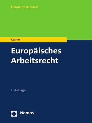 cover image of Europäisches Arbeitsrecht
